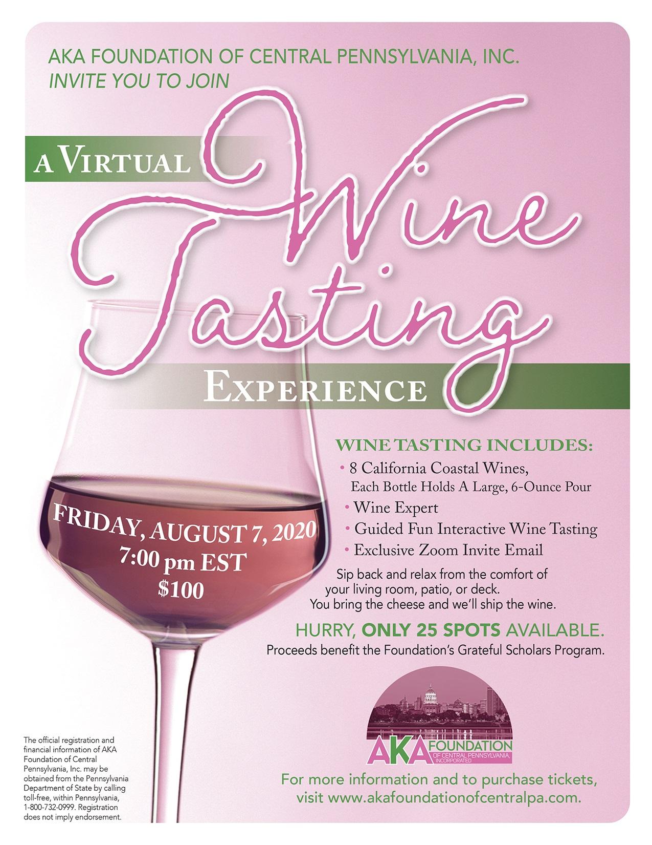virtual wine tasting